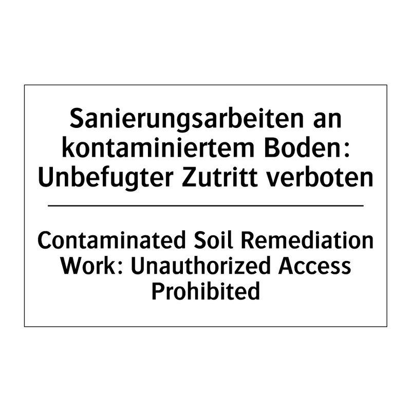 Sanierungsarbeiten an kontaminiertem /.../ - Contaminated Soil Remediation /.../