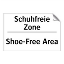 Schuhfreie Zone - Shoe-Free Area