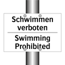Schwimmen verboten - Swimming Prohibited
