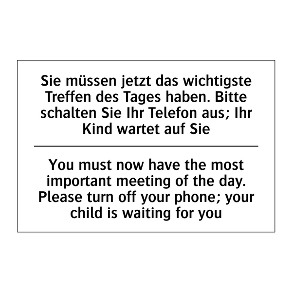 Sie müssen jetzt das wichtigste /.../ - You must now have the most important /.../