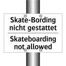 Skate-Bording nicht gestattet - Skateboarding not allowed