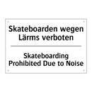 Skateboarden wegen Lärms verboten/.../ - Skateboarding Prohibited Due to /.../