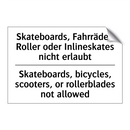 Skateboards, Fahrräder, Roller /.../ - Skateboards, bicycles, scooters, /.../