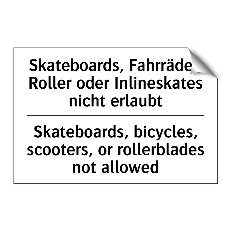 Skateboards, Fahrräder, Roller /.../ - Skateboards, bicycles, scooters, /.../