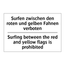 Surfen zwischen den roten und /.../ - Surfing between the red and yellow /.../