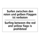Surfen zwischen den roten und /.../ - Surfing between the red and yellow /.../