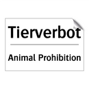 Tierverbot - Animal Prohibition