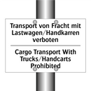 Transport von Fracht mit Lastwagen/Handkarren /.../ - Cargo Transport With Trucks/Handcarts /.../