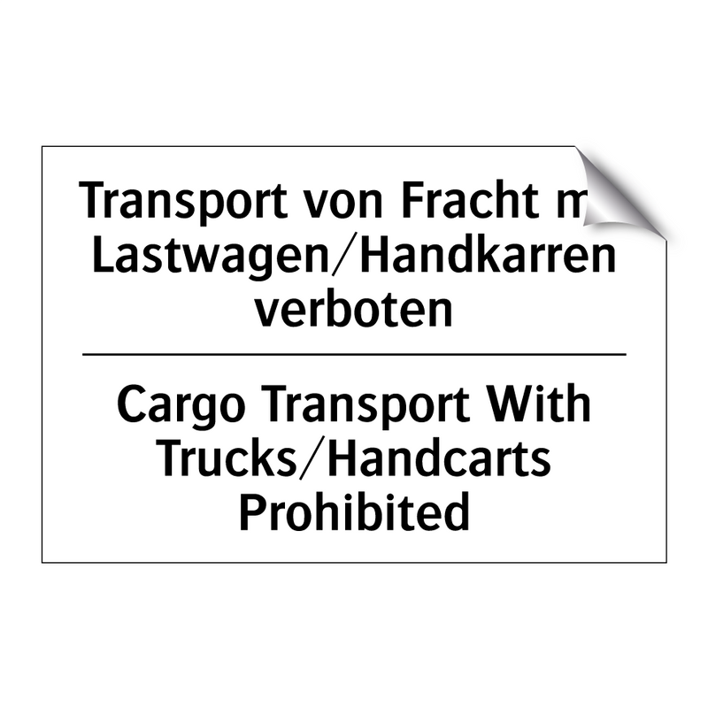 Transport von Fracht mit Lastwagen/Handkarren /.../ - Cargo Transport With Trucks/Handcarts /.../