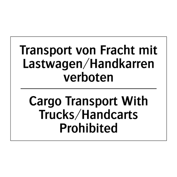 Transport von Fracht mit Lastwagen/Handkarren /.../ - Cargo Transport With Trucks/Handcarts /.../