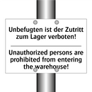 Unbefugten ist der Zutritt zum /.../ - Unauthorized persons are prohibited /.../