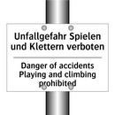 Unfallgefahr Spielen und Klettern /.../ - Danger of accidents Playing and /.../