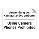 Verwendung von Kamerahandys verboten/.../ - Using Camera Phones Prohibited