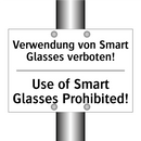 Verwendung von Smart Glasses verboten!/.../ - Use of Smart Glasses Prohibited!/.../