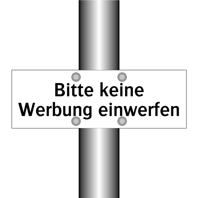Bitte keine Werbung einwerfen