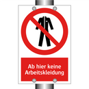 Ab hier keine Arbeitskleidung