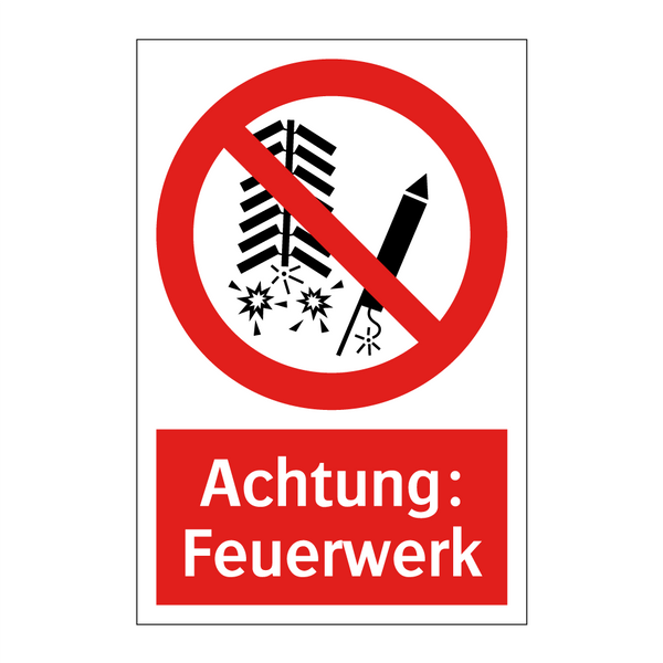 Achtung: Feuerwerk
