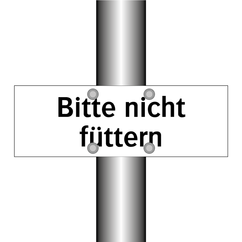 Bitte nicht füttern
