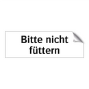 Bitte nicht füttern
