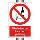 Alkoholverbot Rauchen verboten