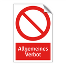 Allgemeines Verbot