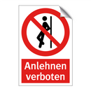 Anlehnen verboten