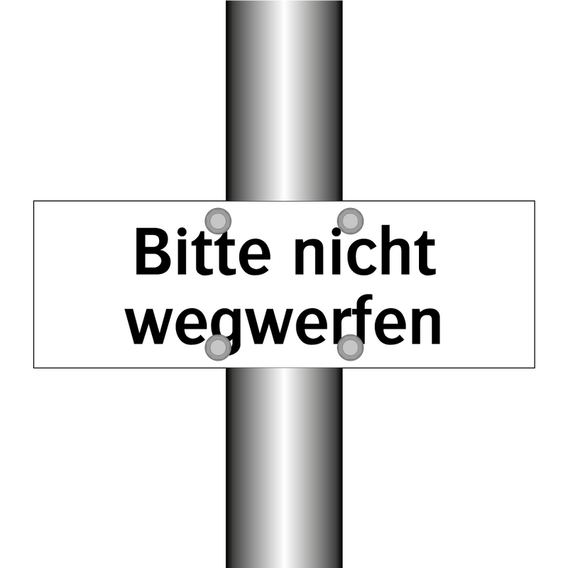 Bitte nicht wegwerfen