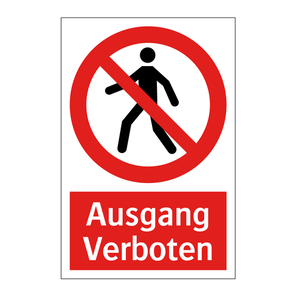 Ausgang Verboten