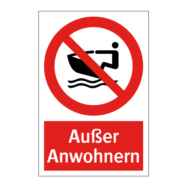 Außer Anwohnern