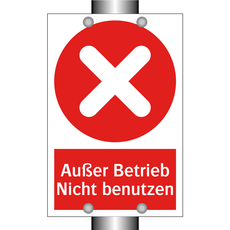 Außer Betrieb Nicht benutzen