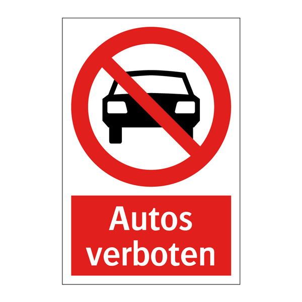 Autos verboten