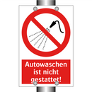 Autowaschen ist nicht gestattet!