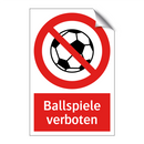 Ballspiele verboten