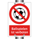 Ballspielen ist verboten