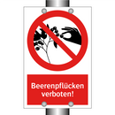 Beerenpflücken verboten!
