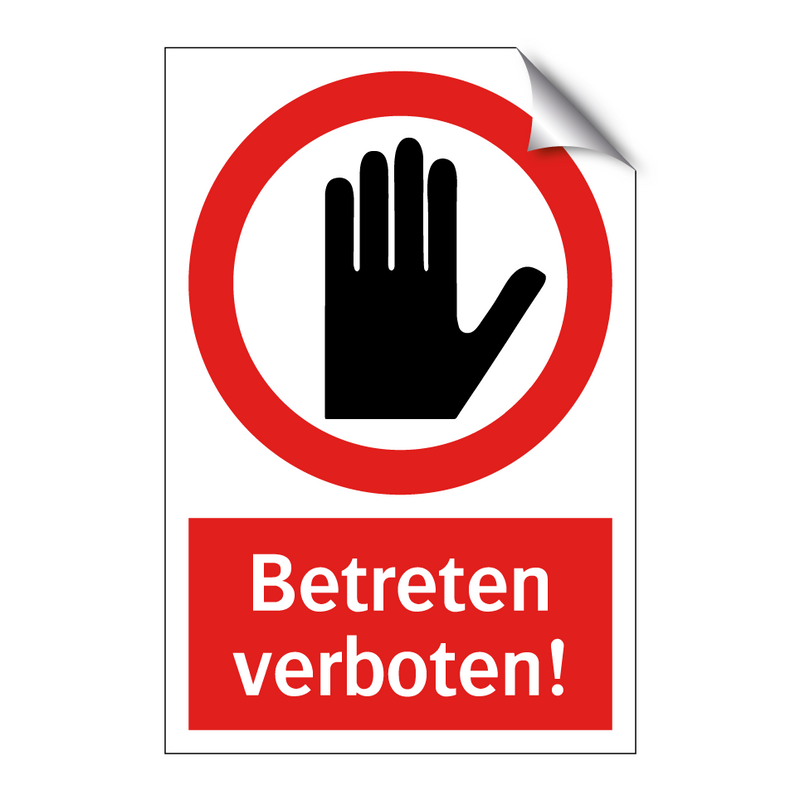 Betreten verboten!