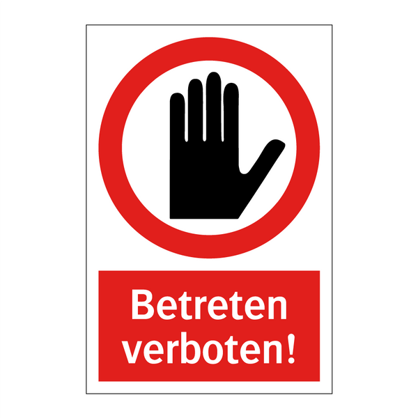 Betreten verboten!