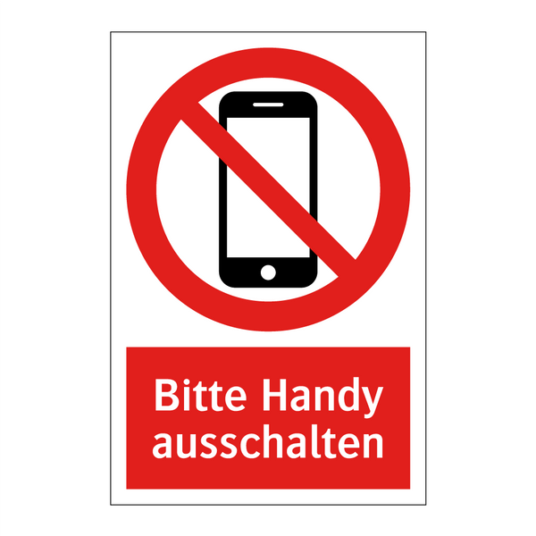 Bitte Handy ausschalten