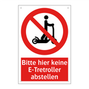 Bitte hier keine E-Tretroller abstellen