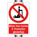 Bitte hier keine E-Tretroller abstellen