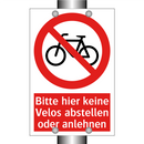Bitte hier keine Velos abstellen oder anlehnen