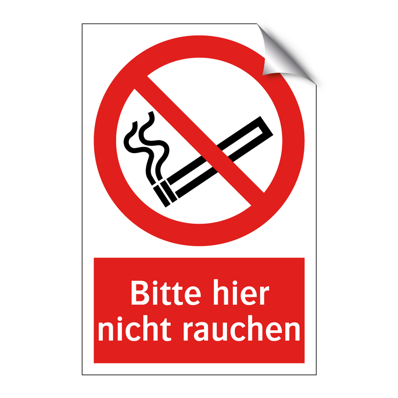 Bitte hier nicht rauchen
