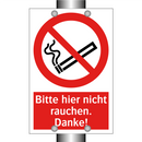 Bitte hier nicht rauchen. Danke!