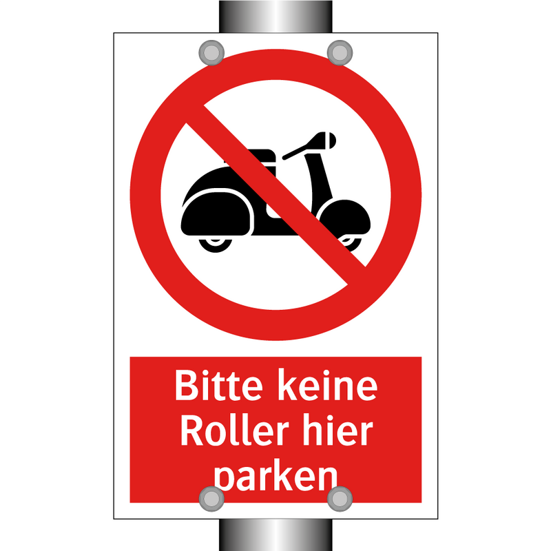 Bitte keine Roller hier parken