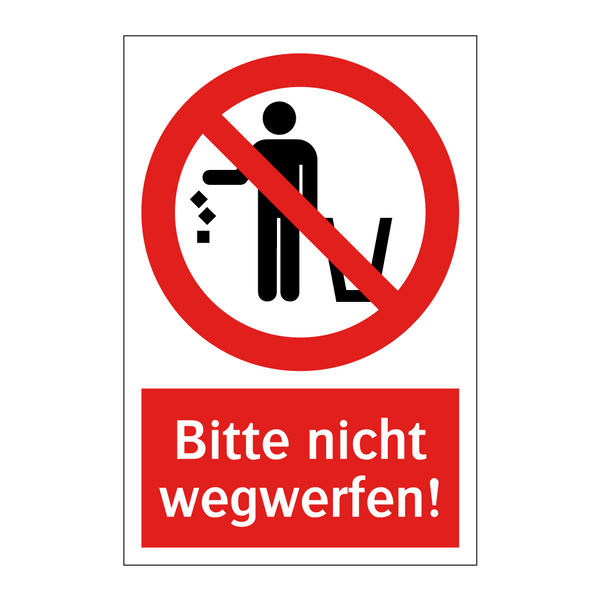 Bitte nicht wegwerfen!