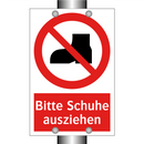 Bitte Schuhe ausziehen