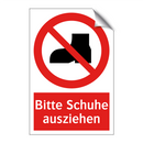 Bitte Schuhe ausziehen
