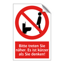 Bitte treten Sie näher. Es ist kürzer als Sie denken!
