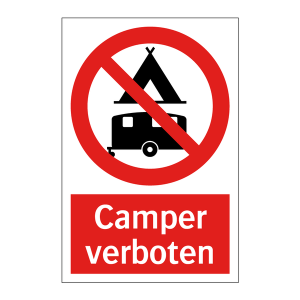 Camper verboten