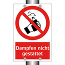 Dampfen nicht gestattet